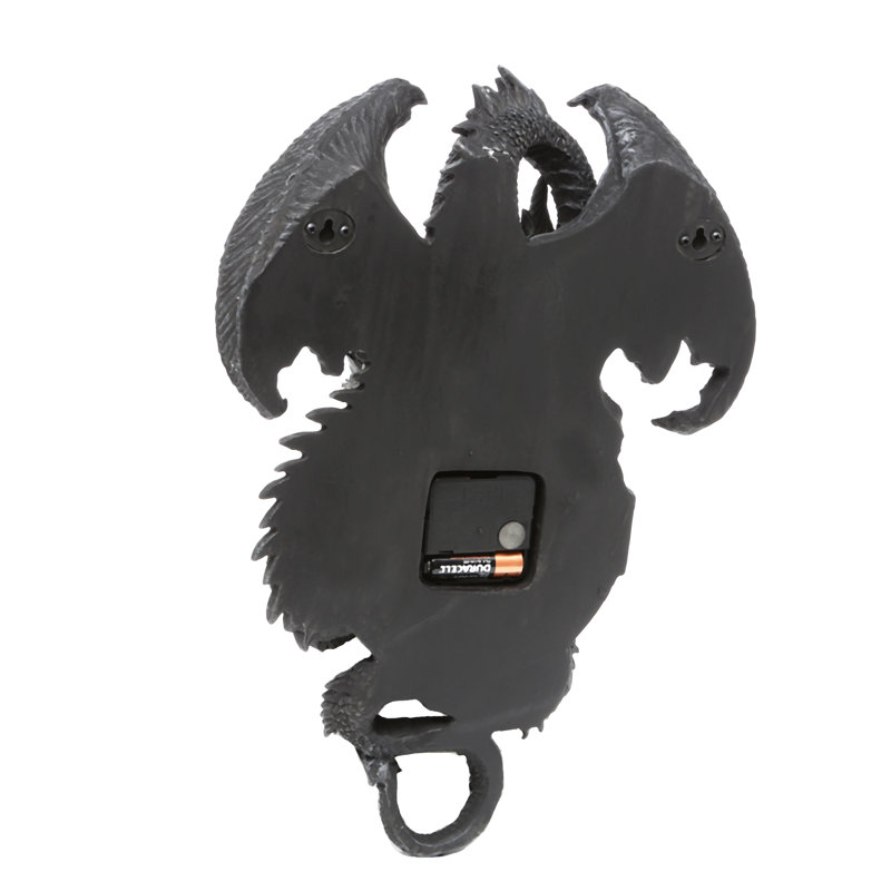 Horloge murale celtiquey sculpturale dragon