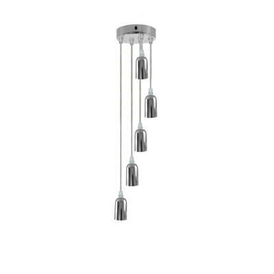 Tonalea 5 - Light Chrome Cluster Pendant
