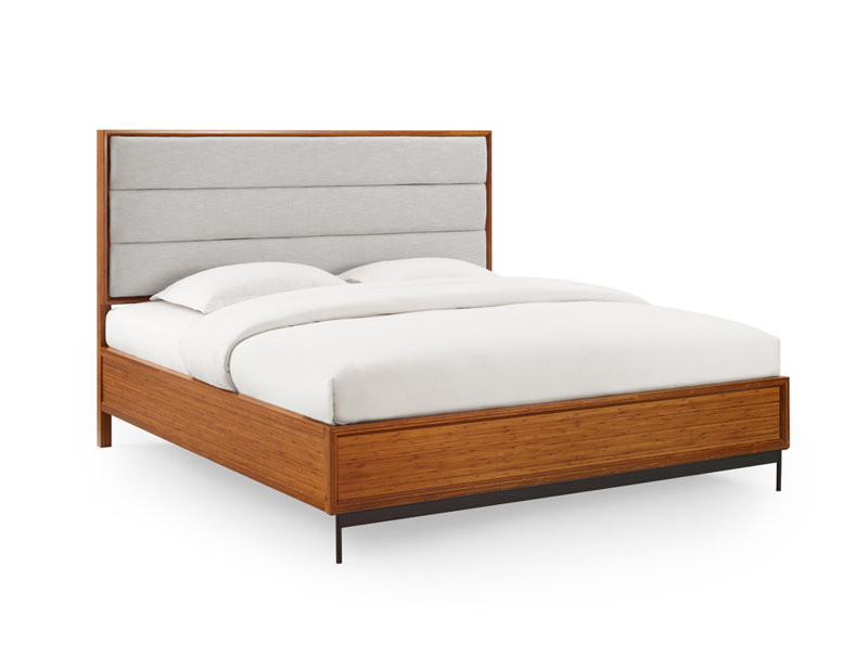 Upholstered Panel Storage Bed, Queen