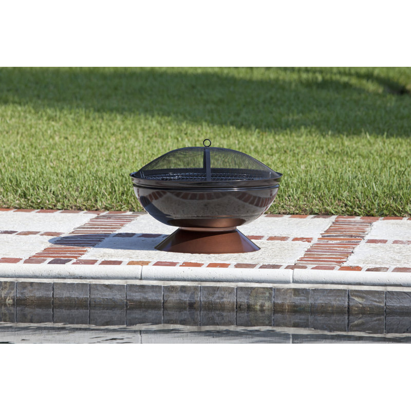 Marquee Round Steel Wood Burning Fire Pit