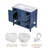 Keyri 36'' Single Bathroom Vanity with Ceramic Top