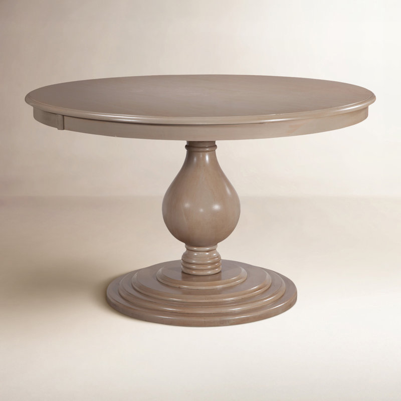 Kehoe Round Solid Wood Dining Table, 48" W x 48" L, Mineral