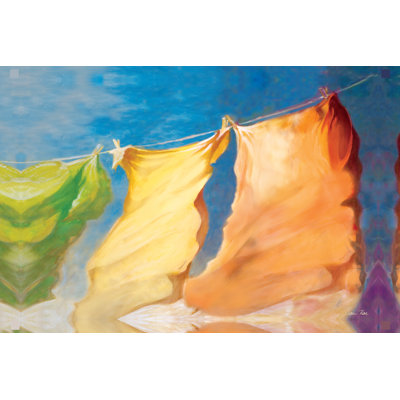 Colourful Breeze - Wrapped Canvas Painting