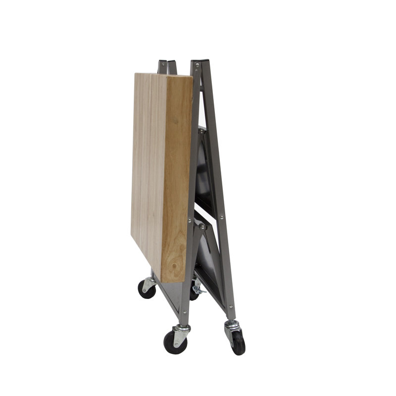 Chariot de cuisine pliable Origami, Argent