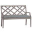 Banc Haley en teck de 48 po - Huître-388458487-388458283-388458365