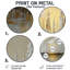 Décoration murale moderne en métal Modern Forest Golden Gray Horizon-1238117987