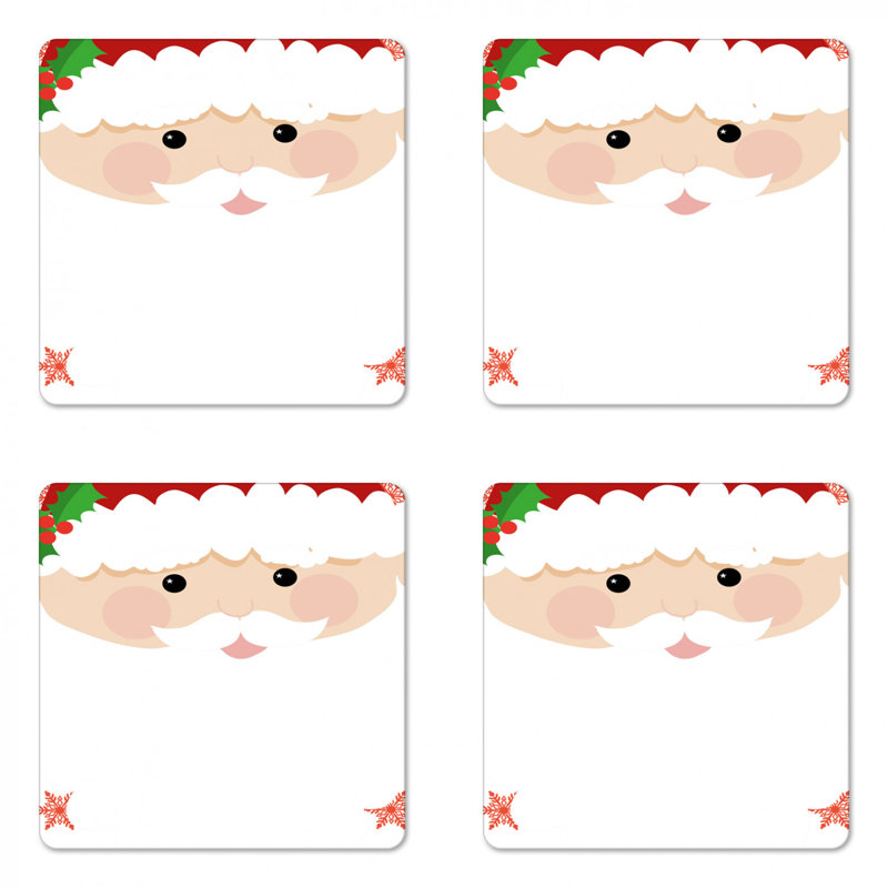 Square 4 Piece Coaster Set