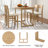 4 - Person Trestle Dining Set-1277564042