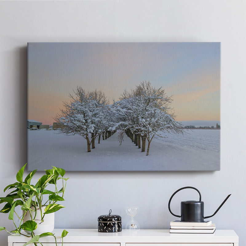Parmi les arbres - Cavas enveloppés de galerie, H 12 po x l 18 po