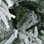 Arbre de Noël enneigé épinette 6 pi, arbre de Noël articulé artificiel avec 300 lumières DEL multicolores, 8 modes de clignotement et 790 pointes de branches de neige, décoration de bureau de vacances-1182808272