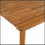 Table de salle à manger en bois d'acacia pour 8 personnes, de style campagnard, idéale pour terrasse, jardin ou cour arrière. Bois de teck, capacité de 82 kg (180 lb), 69 L.