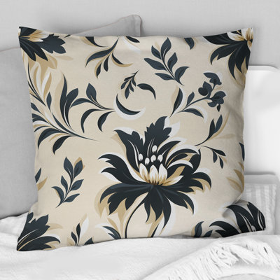 Floral Throw Pillow