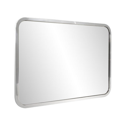 20" Rectangular Stainless Steel Mirror