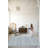 Blue-Themed Line Geometric Shape Patterned Modern Decorative Rug-1306374603