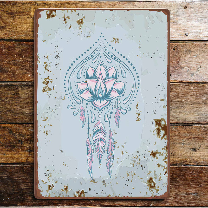 Abstract Wall Decor on Metal, 80cm H x 60cm W