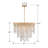 Howden 8 - Light Unique Tiered Chandelier with Crystal Accents