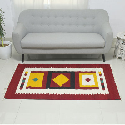 Tapis bourgogne en laine Cockran