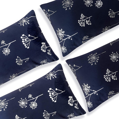 Floral Reversible Pillow Cover