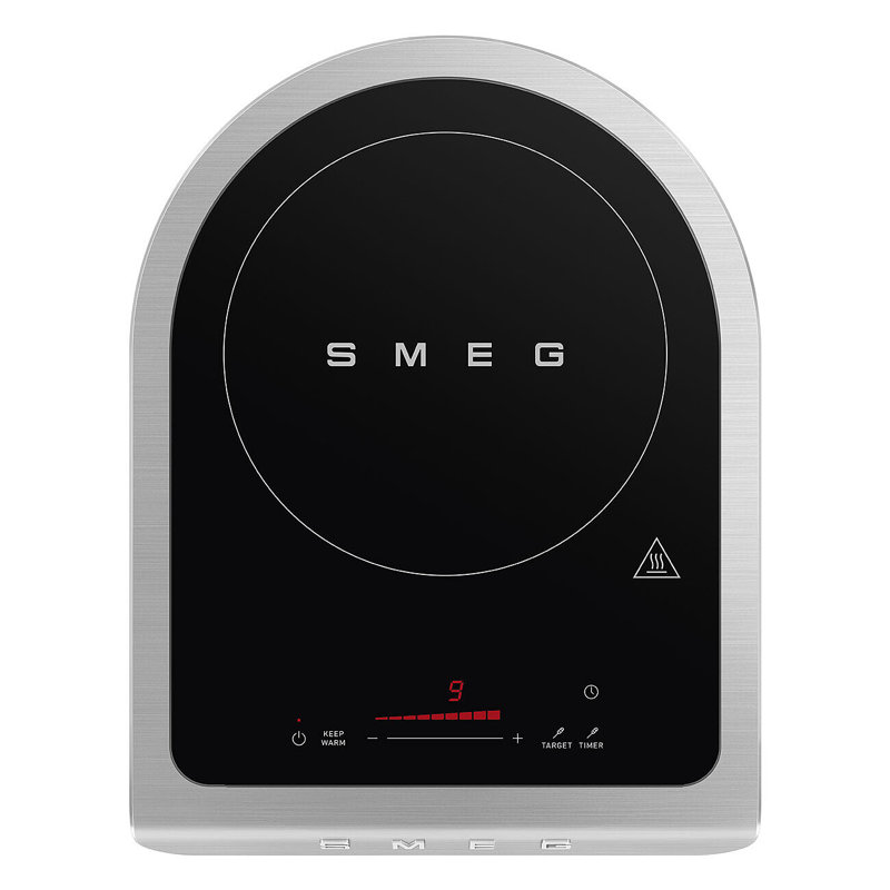 Contemporary Portable Induction Cooker in Matte Black, Matte Jade
