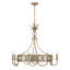 Lustre 8 lumières Hearst en laiton noble-1184445943