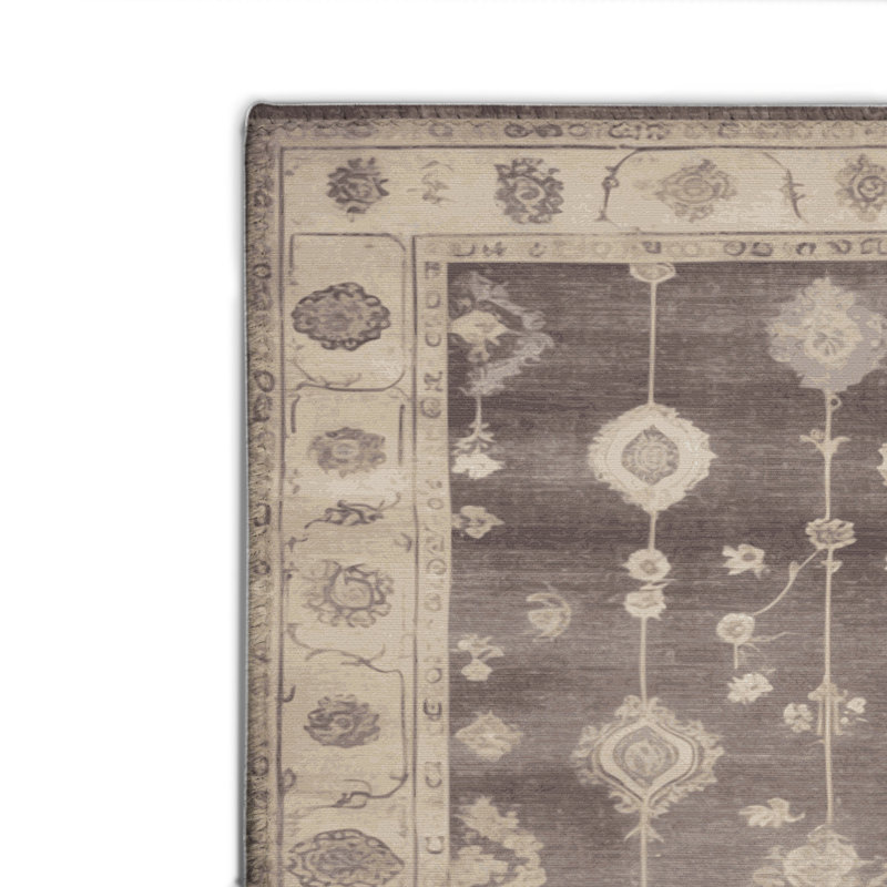Tapis d'intérieur et d'extérieur surteint beige, Rectangulaire 8 pi x 10 pi