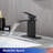 Single-Hole Single-handle Bathroom Faucet with Drain Assembly-94245792