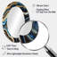 Gold Blue Geode Gems - Miroir mural en pierre-121387526-121387089