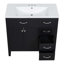 Armoire de salle de bain 36 po avec lavabo et tiroirs 36 po-750863126