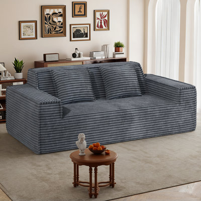 2 Seater Corduroy Loveseat