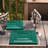 Hunter Green Square Plastic Plates Dinnerware Value Set - 120 Sets