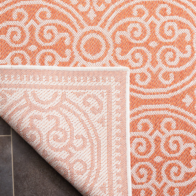 Dalai Performance Machine Washable Geometric Indoor/Outdoor Area Rug, Square 6'7"