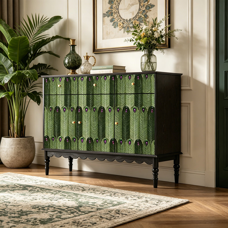 Armoire de rangement de style français
