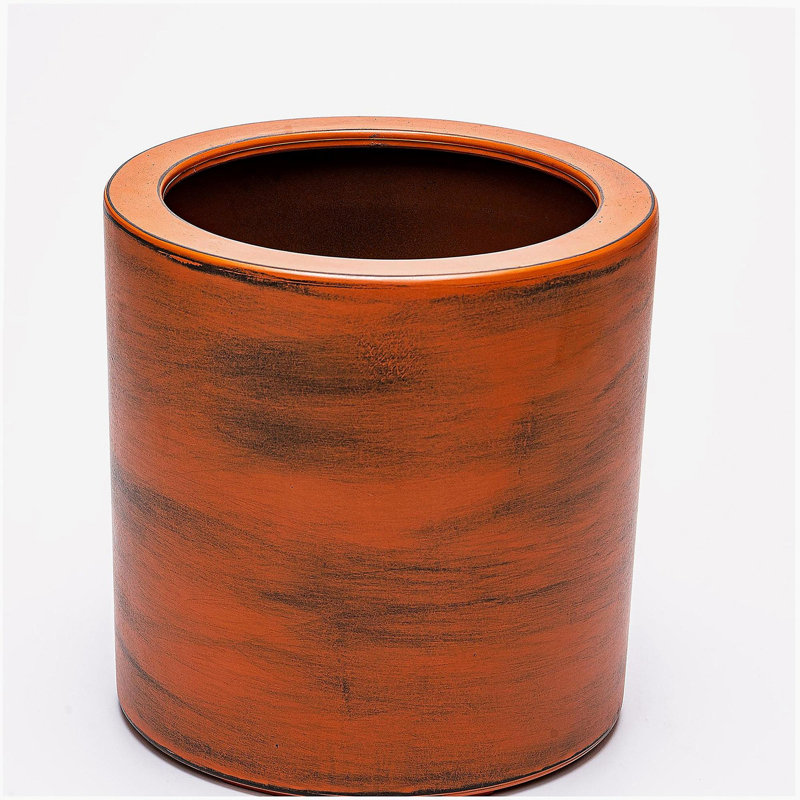 Pot à fleurs en plastique peint 7,8 po