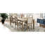 Table à manger rustique pour 6 personnes, table extensible en bois massif avec 2 tiroirs, 6 chaises rembourrées 7 fonctions, chaises, conception magnifique intégrée-531522361-531522365-531522366