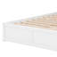 Lit plateforme double avec tablettes coulissantes-2104864011