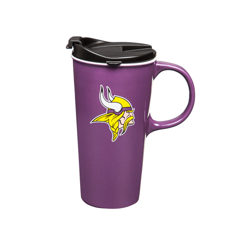 Tasse de voyage en céramique 17 oz NFL, Vikings du Minnesota