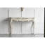 Console 46 po x 16,5 po x 30 po Slimline Whitewash, pour couloir salon chambre à coucher