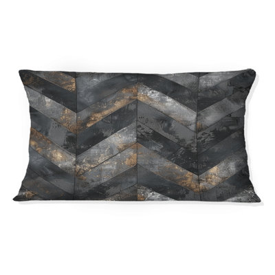 Coussin lombaire transitionnel gris et noir Magic I