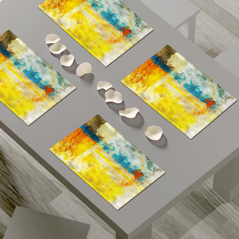 Napperon abstrait en polyester