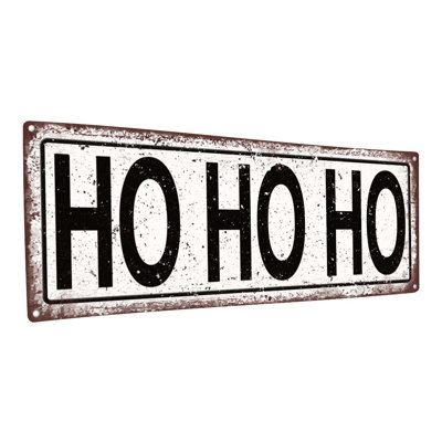 Ho Ho Ho Christmas Metal Sign -  The Holiday AisleÂ®, B23F5667047C49048E8F0A138051BBE8