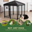 Chenil pour chien 8 charnières pliantes 8 panneaux