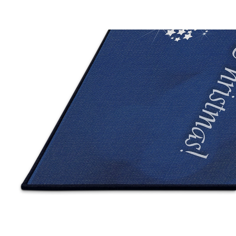 Tapis bleu Christmas, Rectangle 2 pi x 3 pi
