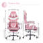 Fauteuil PC et de course avec repose-pieds-915734387