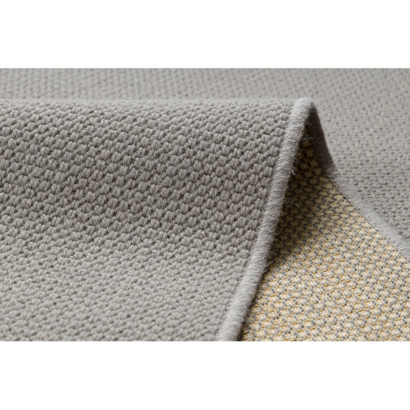 Perryn Solid Colour Wool Flatweave Area Rug, Rectangular 200 x 300 cm