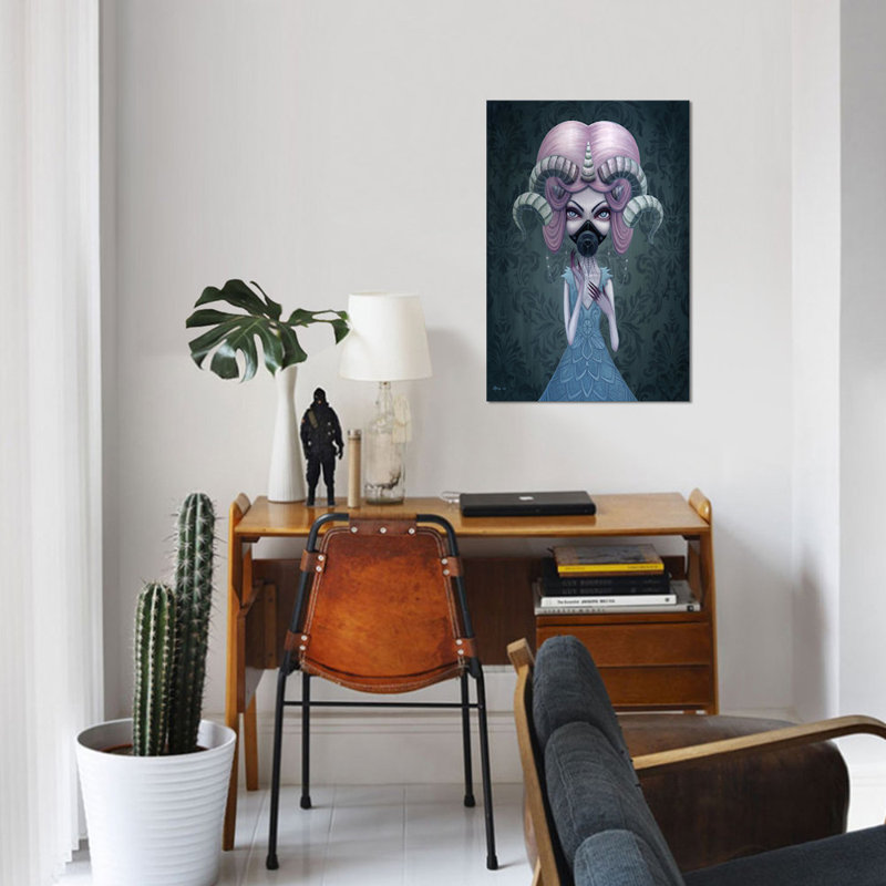 « aurora », impression sur toile, H 12 po x l 8 po x P 0,75 po, Pas de tapis, Toile tendue