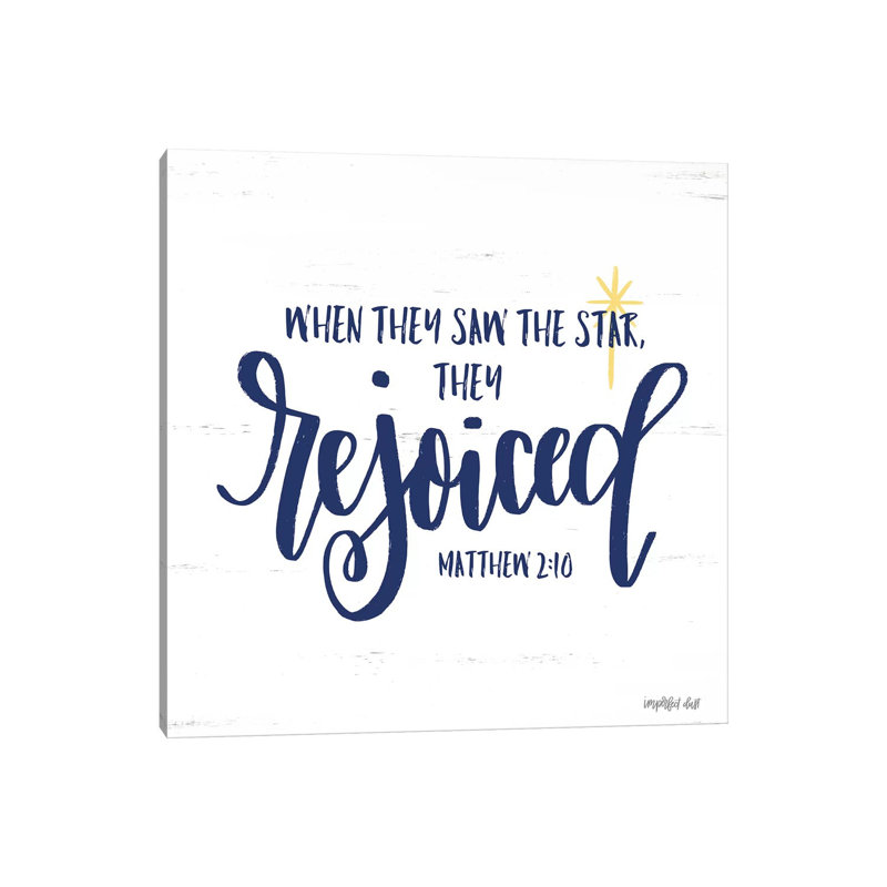 The Star by Imperfect Dust - Wrapped Canvas Print, 45.72 cm H x 45.72 cm W x 1.91 cm D
