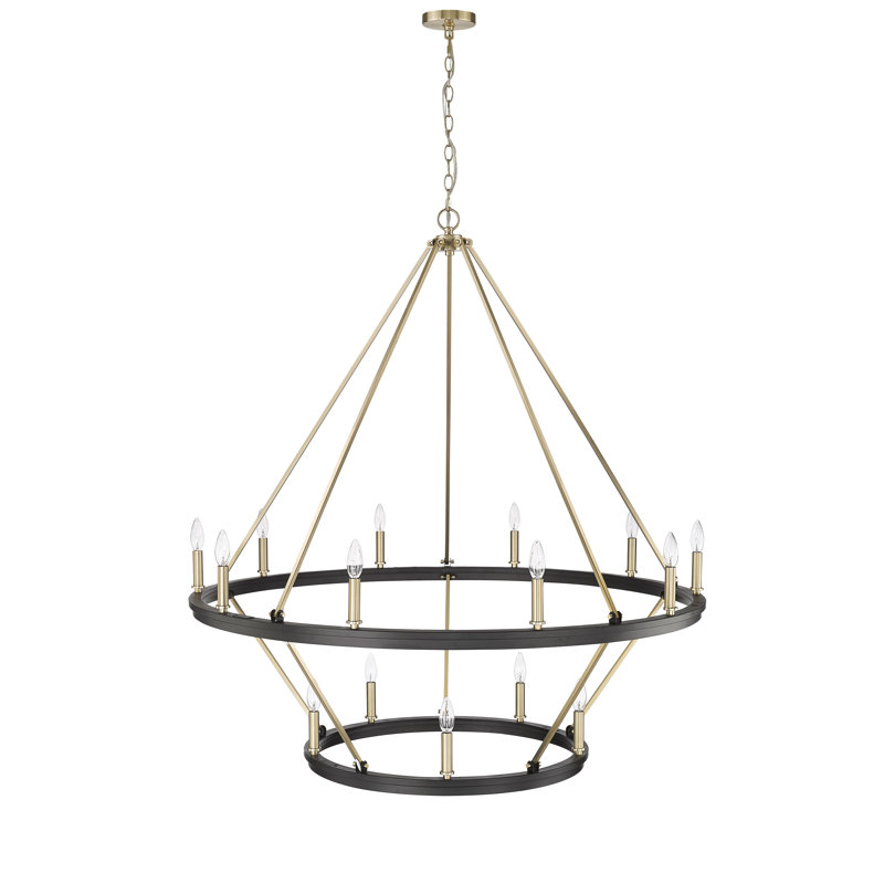Nouvelle 15 - Light 45" Wide Candle Style Chandelier