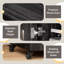 Stand Audio Cabinet, Audio Video Media Stand Cabinet With Adjustable Shelves