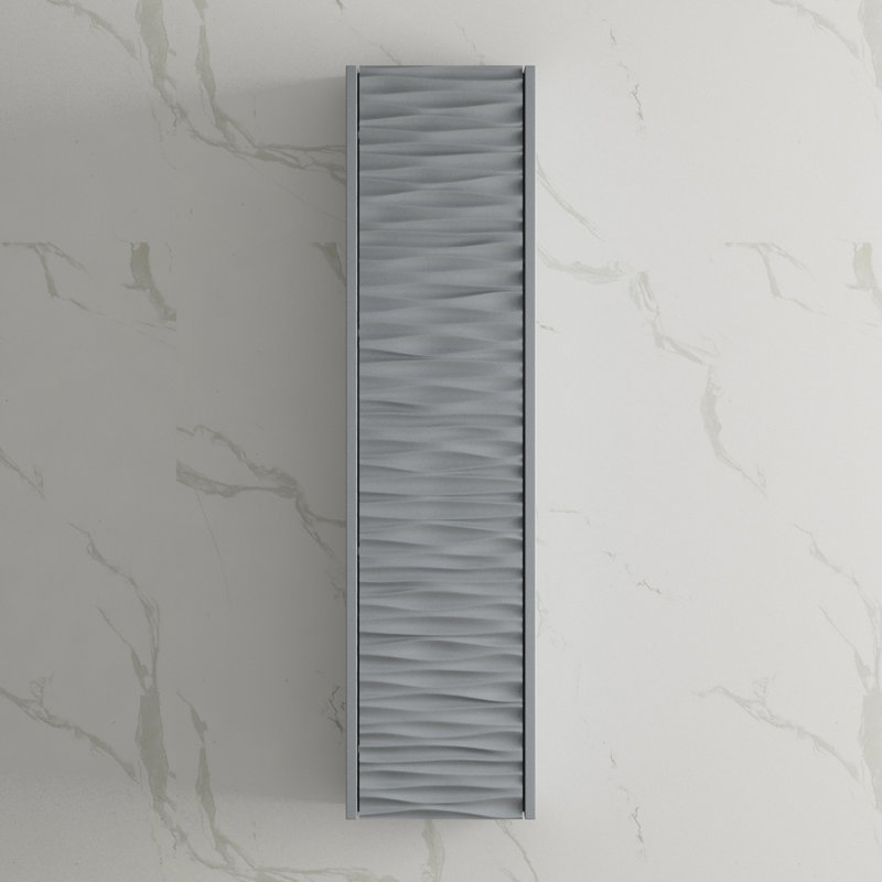 Azuolas Wall Linen Cabinet, Grey