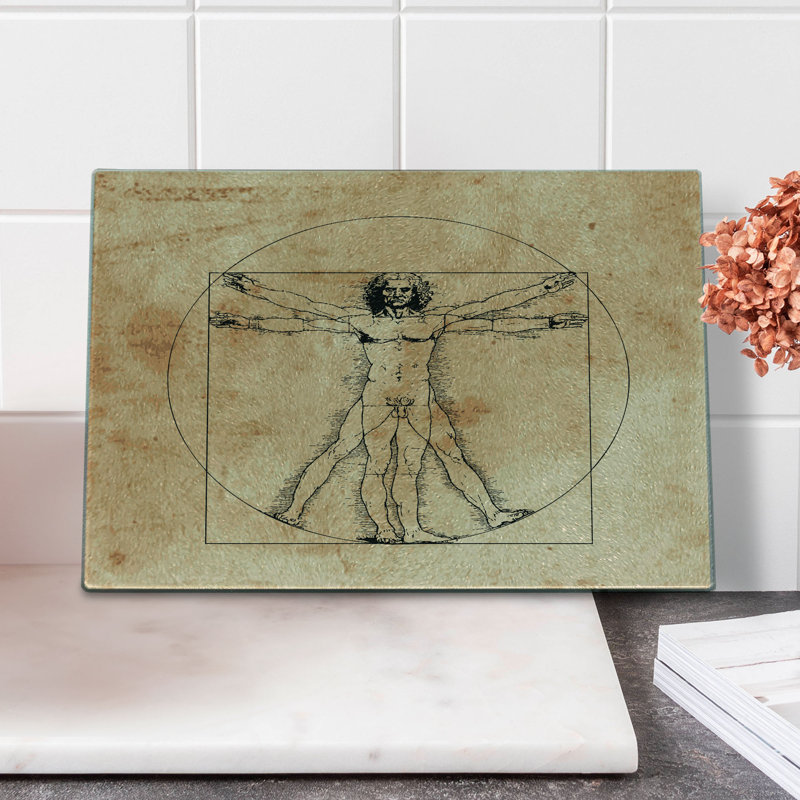 Planche à découper en verre trempé Ambesonne Anatomy